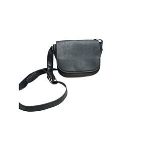 UO Black Mini Saddle Crossbody Bag Flap Pebbled
Faux Leather‎